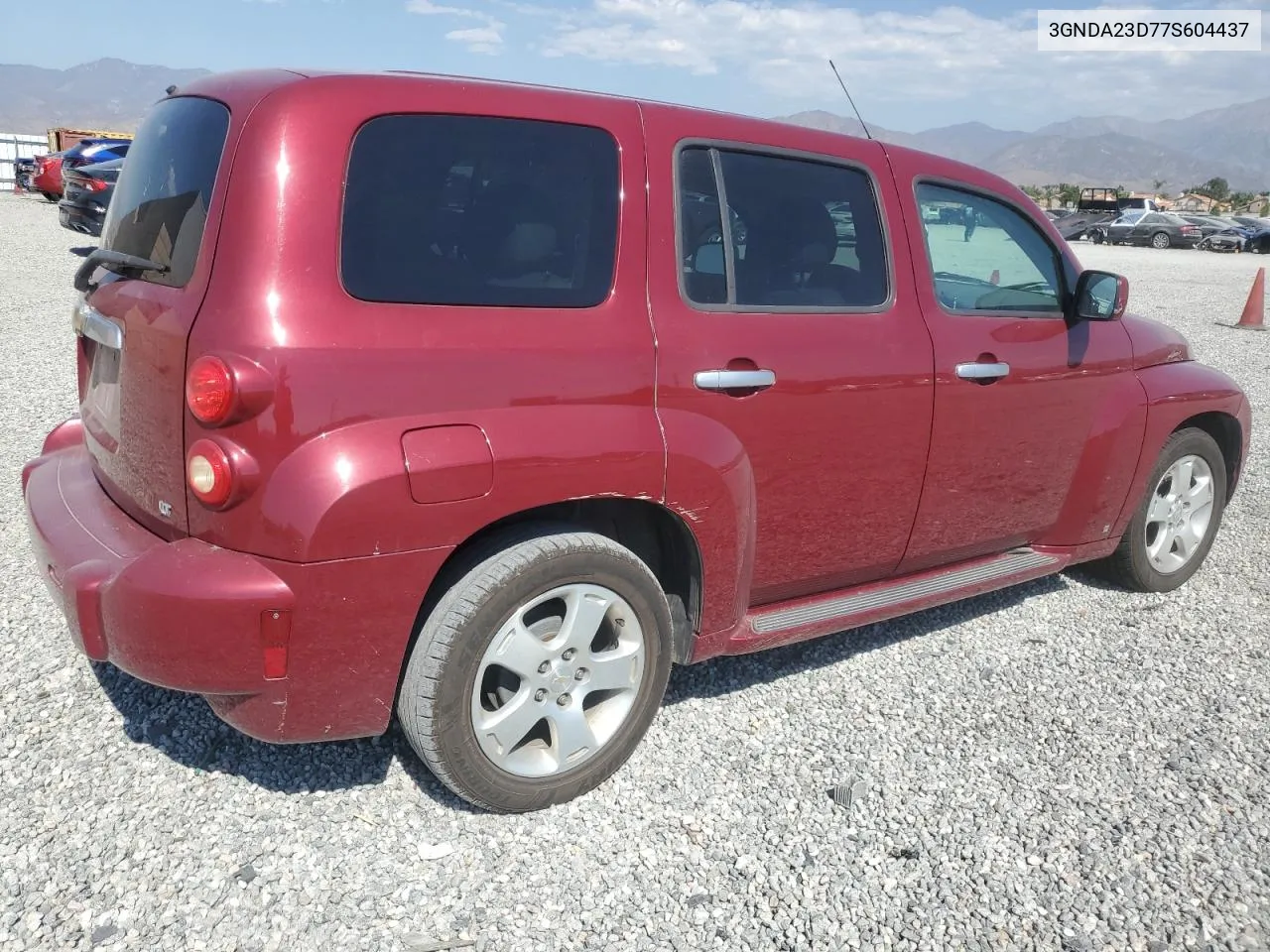 2007 Chevrolet Hhr Lt VIN: 3GNDA23D77S604437 Lot: 74530584