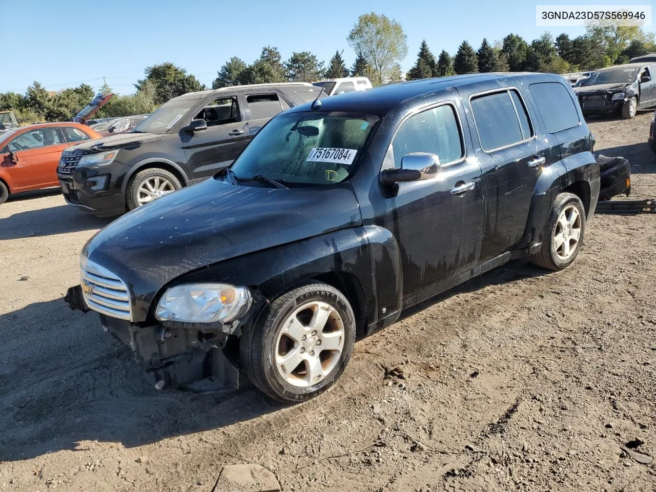 2007 Chevrolet Hhr Lt VIN: 3GNDA23D57S569946 Lot: 75167084