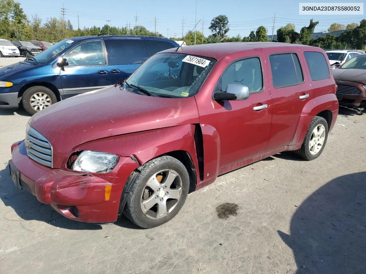 2007 Chevrolet Hhr Lt VIN: 3GNDA23D87S580052 Lot: 75871904