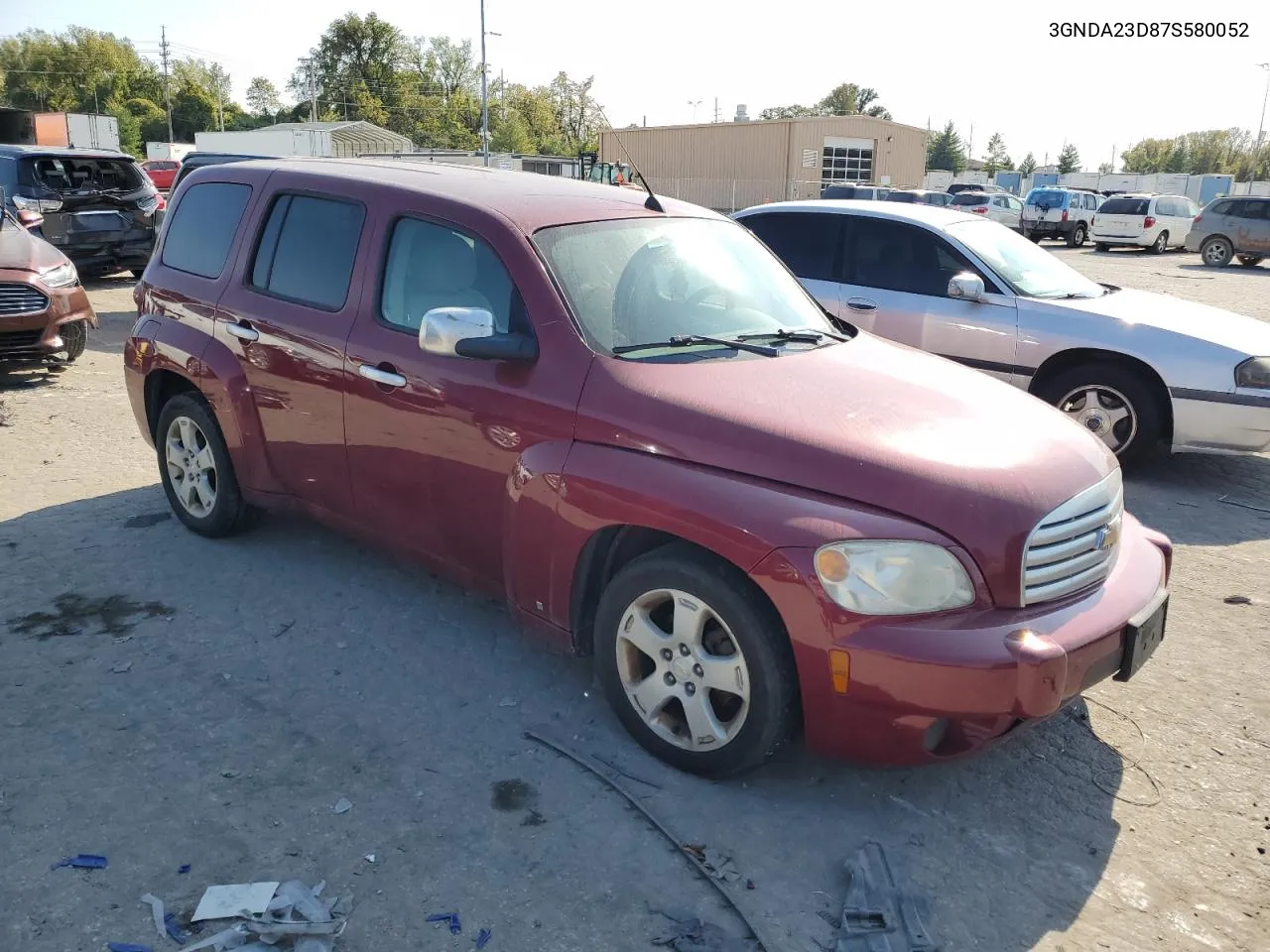 2007 Chevrolet Hhr Lt VIN: 3GNDA23D87S580052 Lot: 75871904