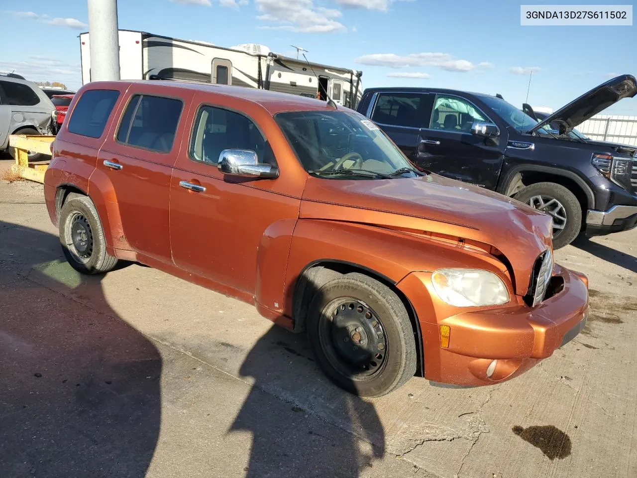 2007 Chevrolet Hhr Ls VIN: 3GNDA13D27S611502 Lot: 76524394