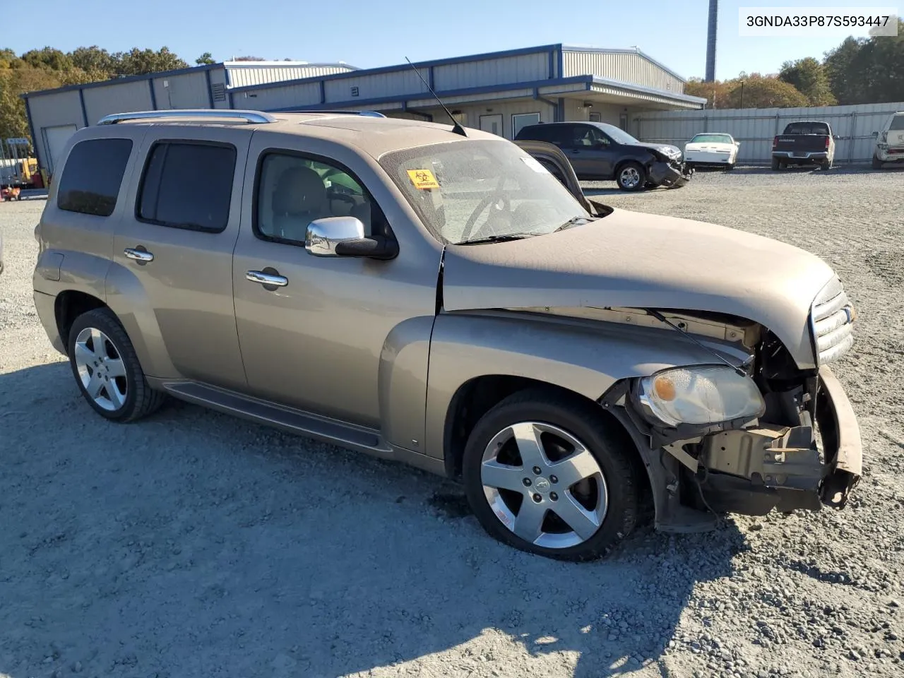 2007 Chevrolet Hhr Lt VIN: 3GNDA33P87S593447 Lot: 77917394