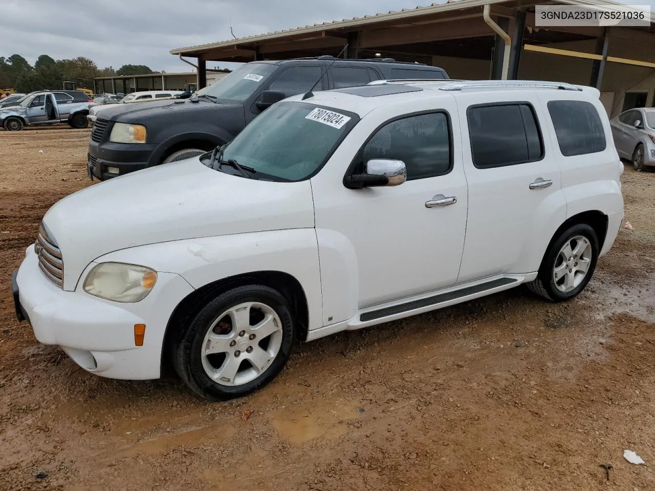 2007 Chevrolet Hhr Lt VIN: 3GNDA23D17S521036 Lot: 78015024