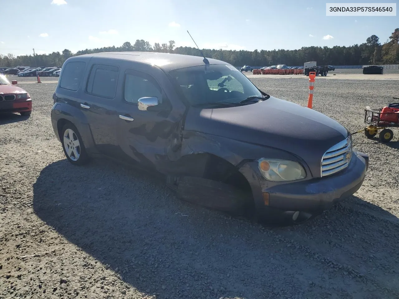 2007 Chevrolet Hhr Lt VIN: 3GNDA33P57S546540 Lot: 78726134