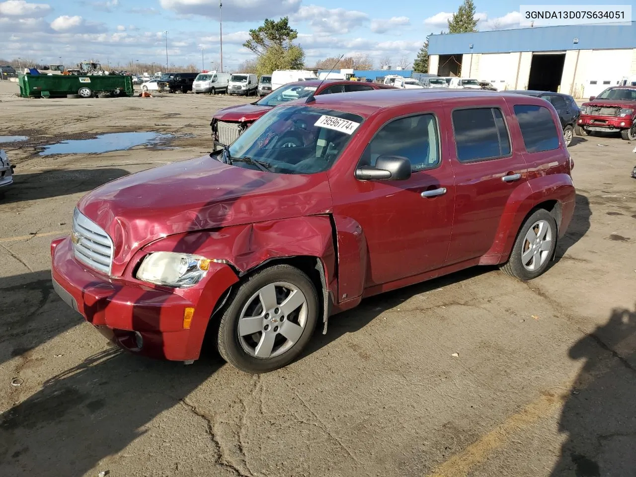 2007 Chevrolet Hhr Ls VIN: 3GNDA13D07S634051 Lot: 79596774