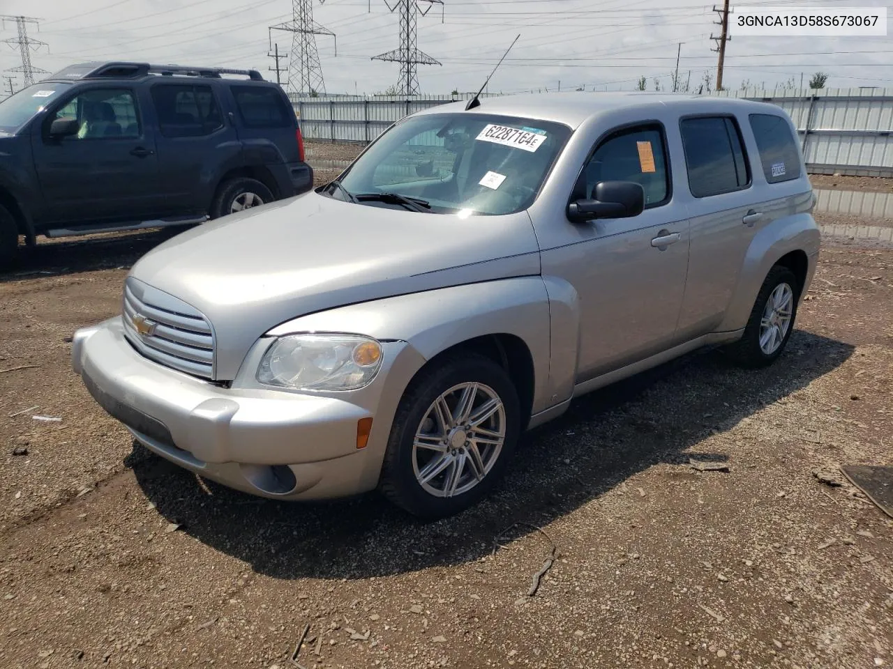 2008 Chevrolet Hhr Ls VIN: 3GNCA13D58S673067 Lot: 62287164