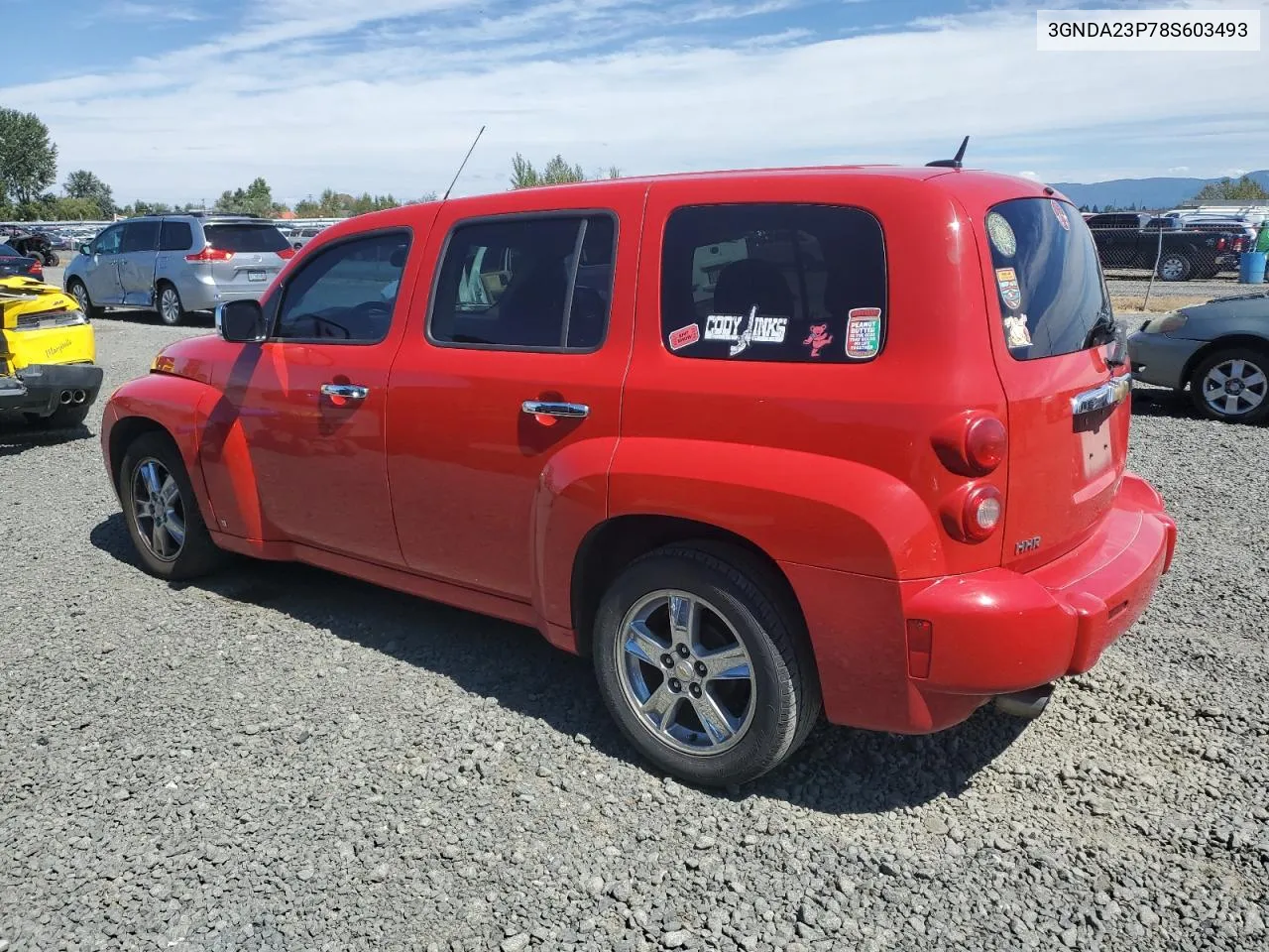 2008 Chevrolet Hhr Lt VIN: 3GNDA23P78S603493 Lot: 66726834