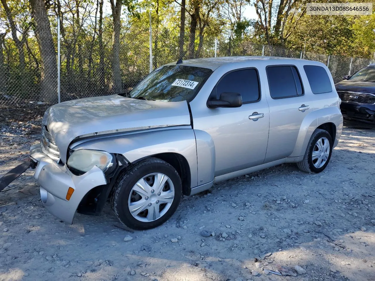 2008 Chevrolet Hhr Ls VIN: 3GNDA13D08S646556 Lot: 73172314