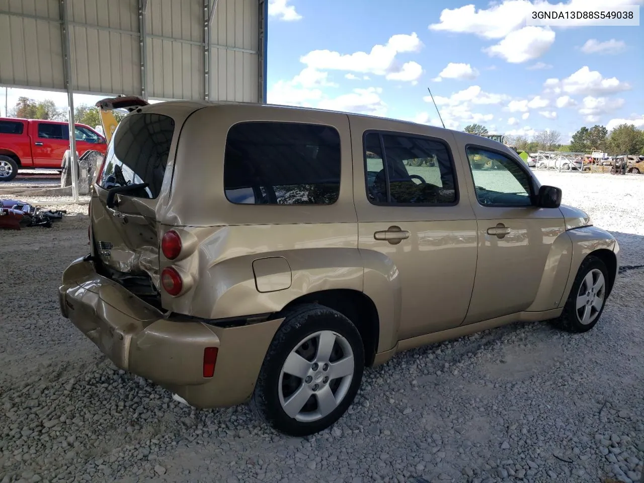 2008 Chevrolet Hhr Ls VIN: 3GNDA13D88S549038 Lot: 73770254