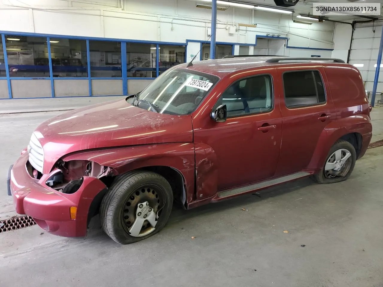 2008 Chevrolet Hhr Ls VIN: 3GNDA13DX8S611734 Lot: 73975024