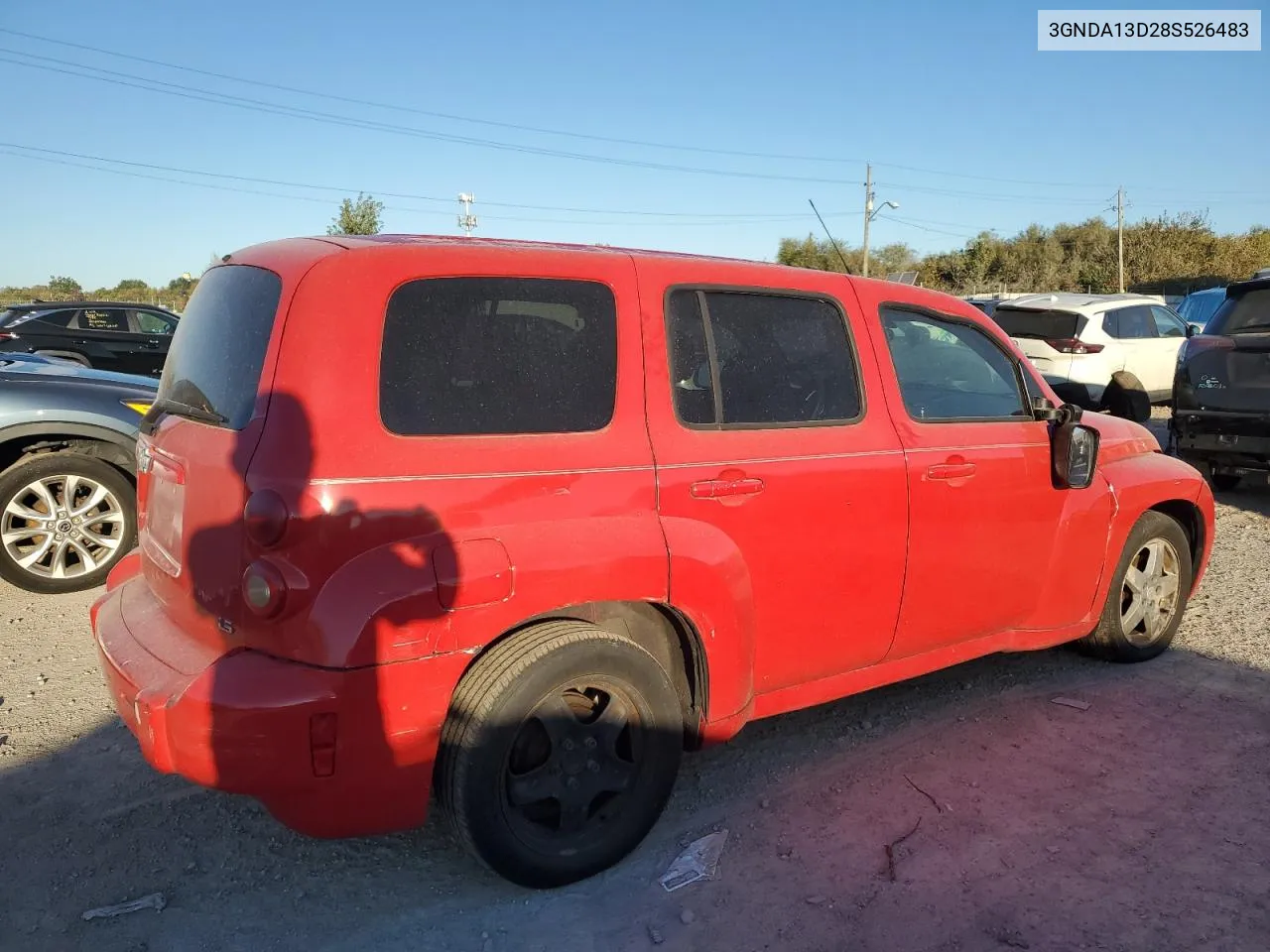 2008 Chevrolet Hhr Ls VIN: 3GNDA13D28S526483 Lot: 74429094