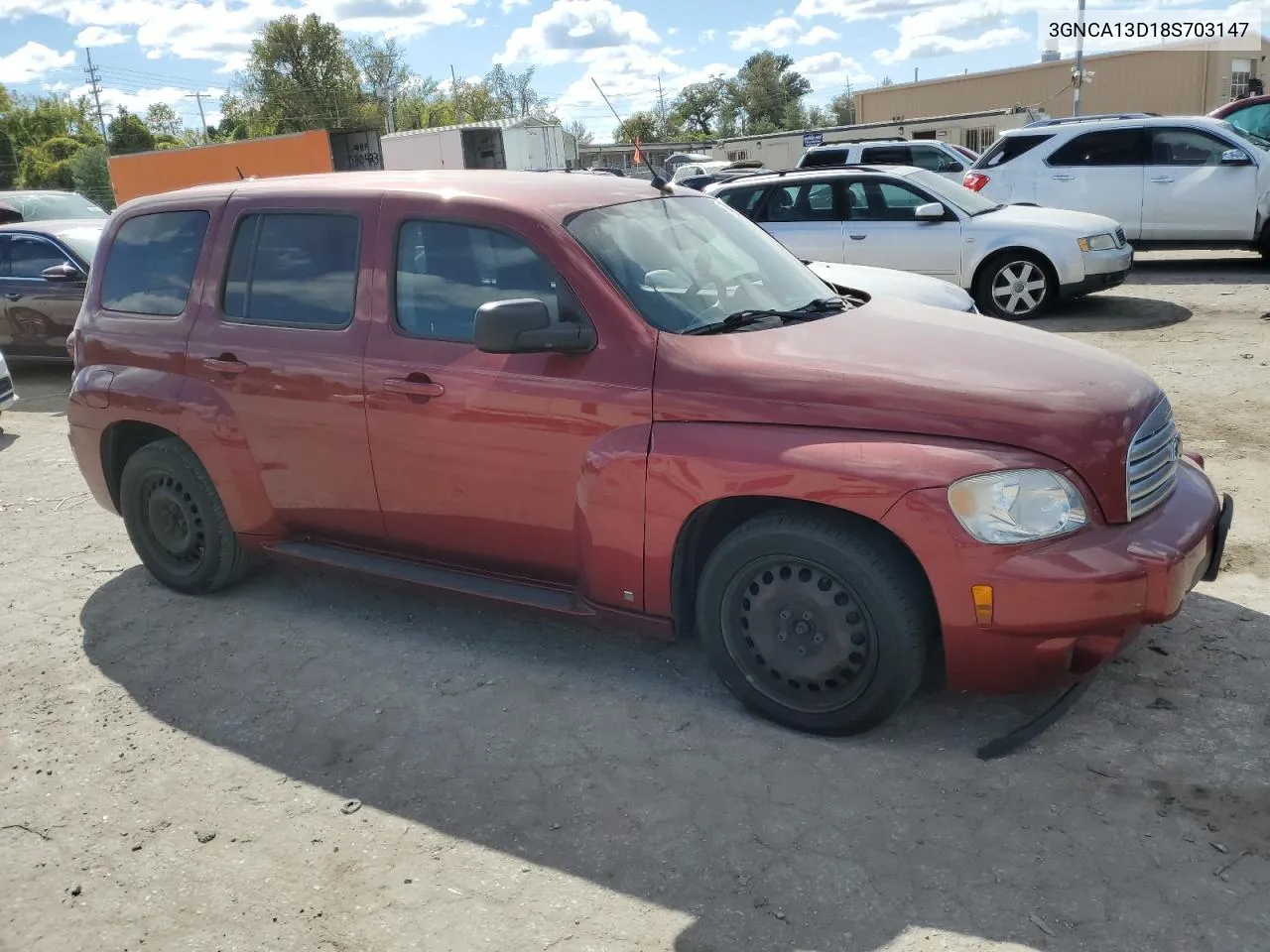 2008 Chevrolet Hhr Ls VIN: 3GNCA13D18S703147 Lot: 75666144