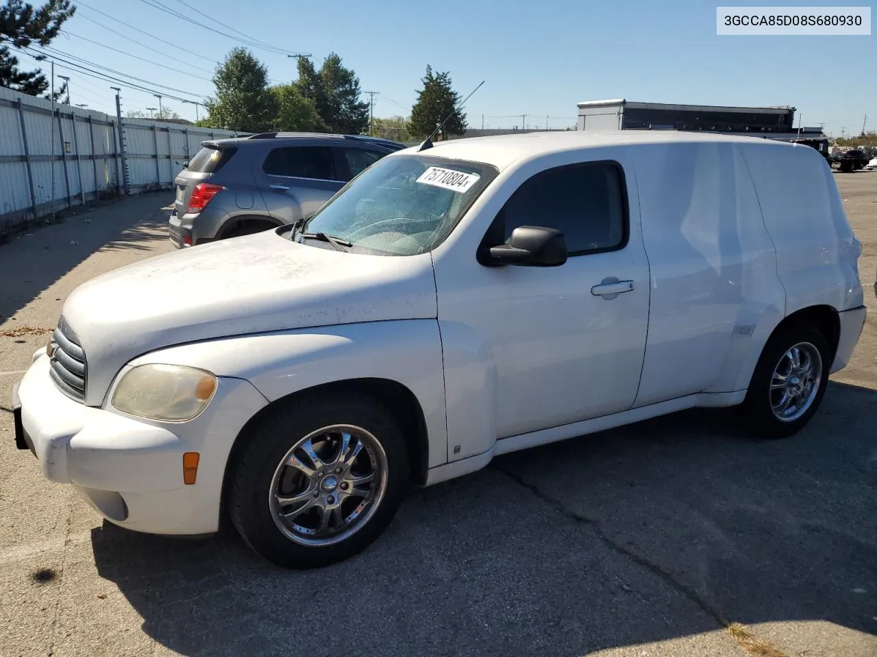 2008 Chevrolet Hhr Panel Ls VIN: 3GCCA85D08S680930 Lot: 75710804