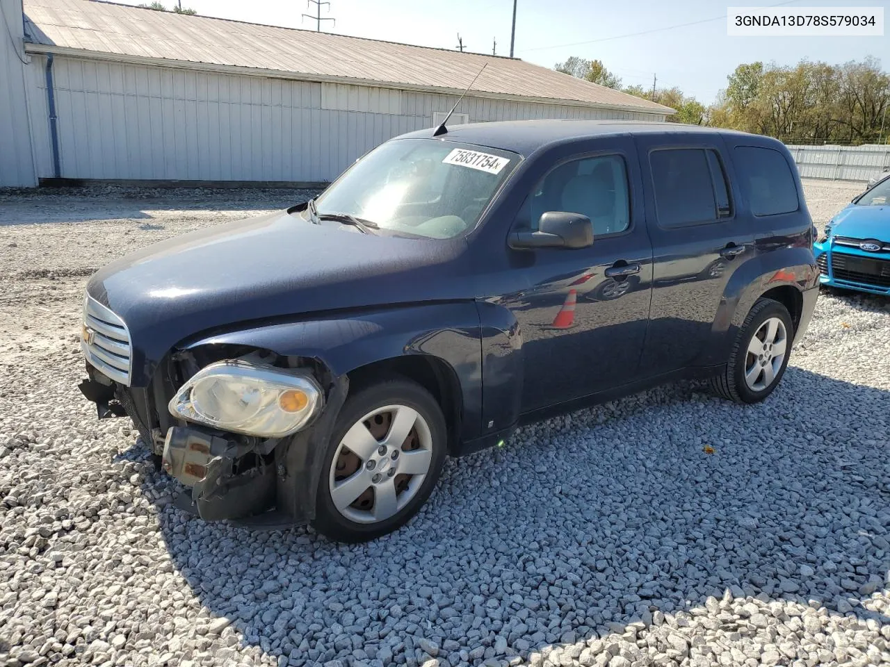 2008 Chevrolet Hhr Ls VIN: 3GNDA13D78S579034 Lot: 75831754