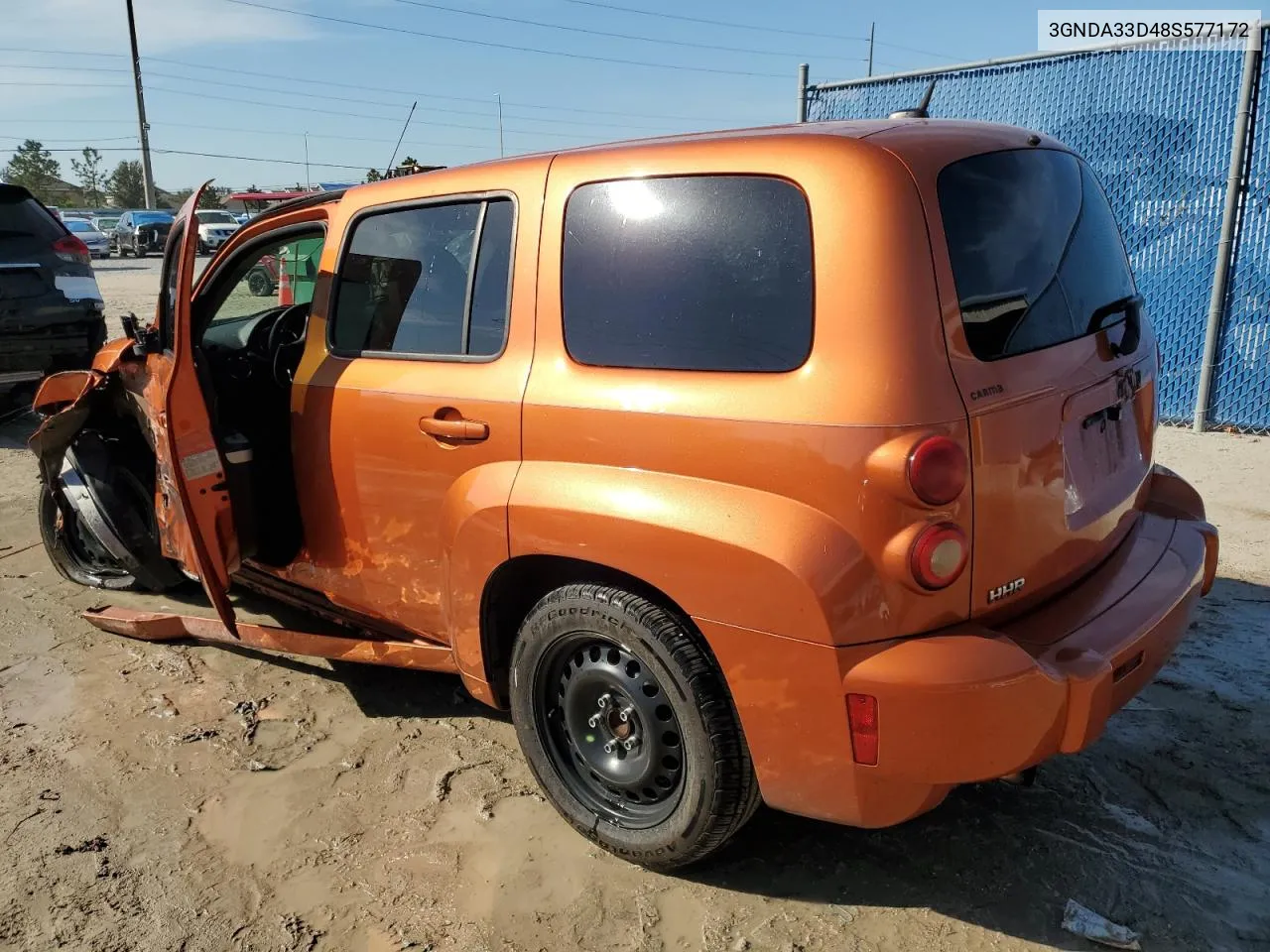 2008 Chevrolet Hhr Ls VIN: 3GNDA33D48S577172 Lot: 77757844