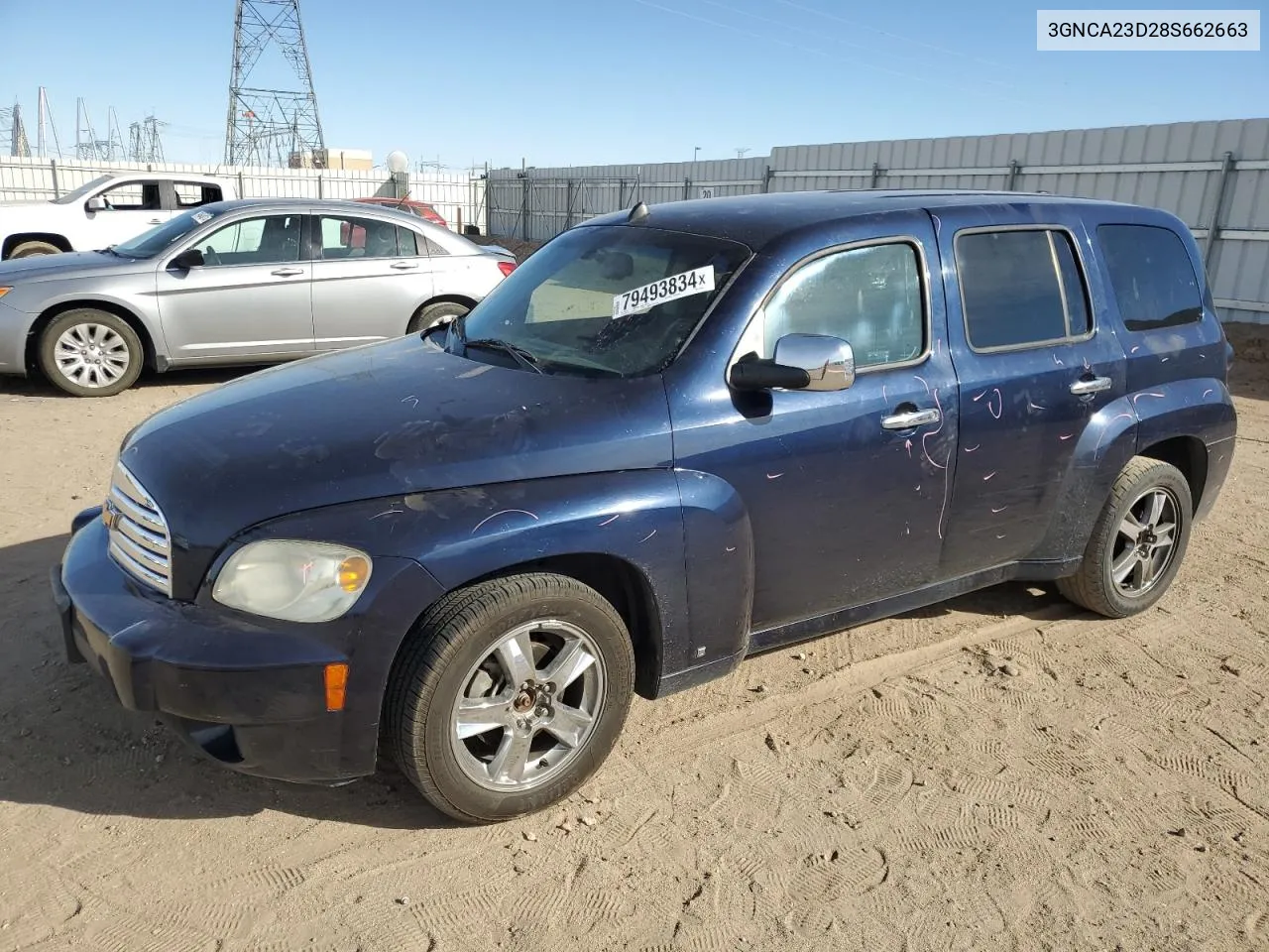 2008 Chevrolet Hhr Lt VIN: 3GNCA23D28S662663 Lot: 79493834