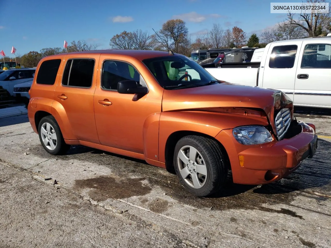 2008 Chevrolet Hhr Ls VIN: 3GNCA13DX8S722344 Lot: 79538524