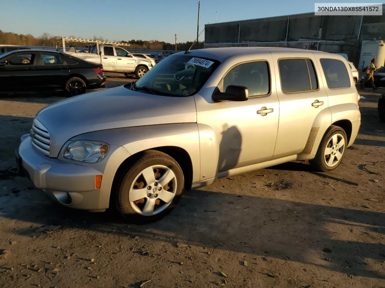 2008 Chevrolet Hhr Ls VIN: 3GNDA13DX8S541572 Lot: 79894874