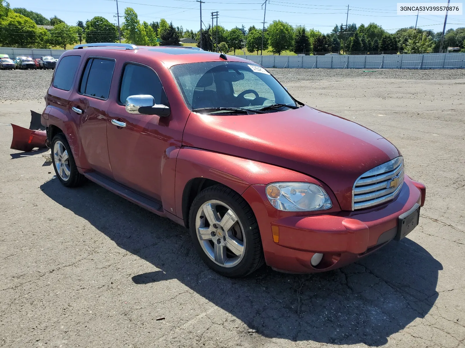 2009 Chevrolet Hhr Lt VIN: 3GNCA53V39S570876 Lot: 57854814