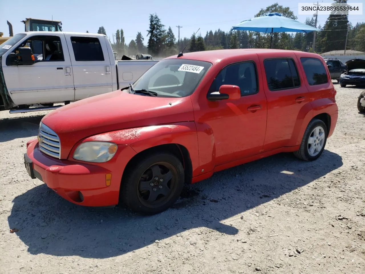 2009 Chevrolet Hhr Lt VIN: 3GNCA23B89S539644 Lot: 63522484