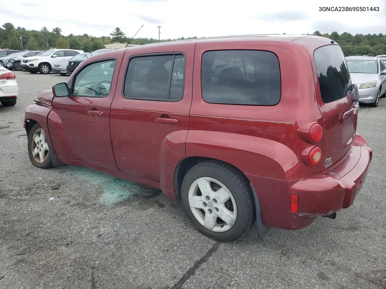 2009 Chevrolet Hhr Lt VIN: 3GNCA23B69S501443 Lot: 71917454