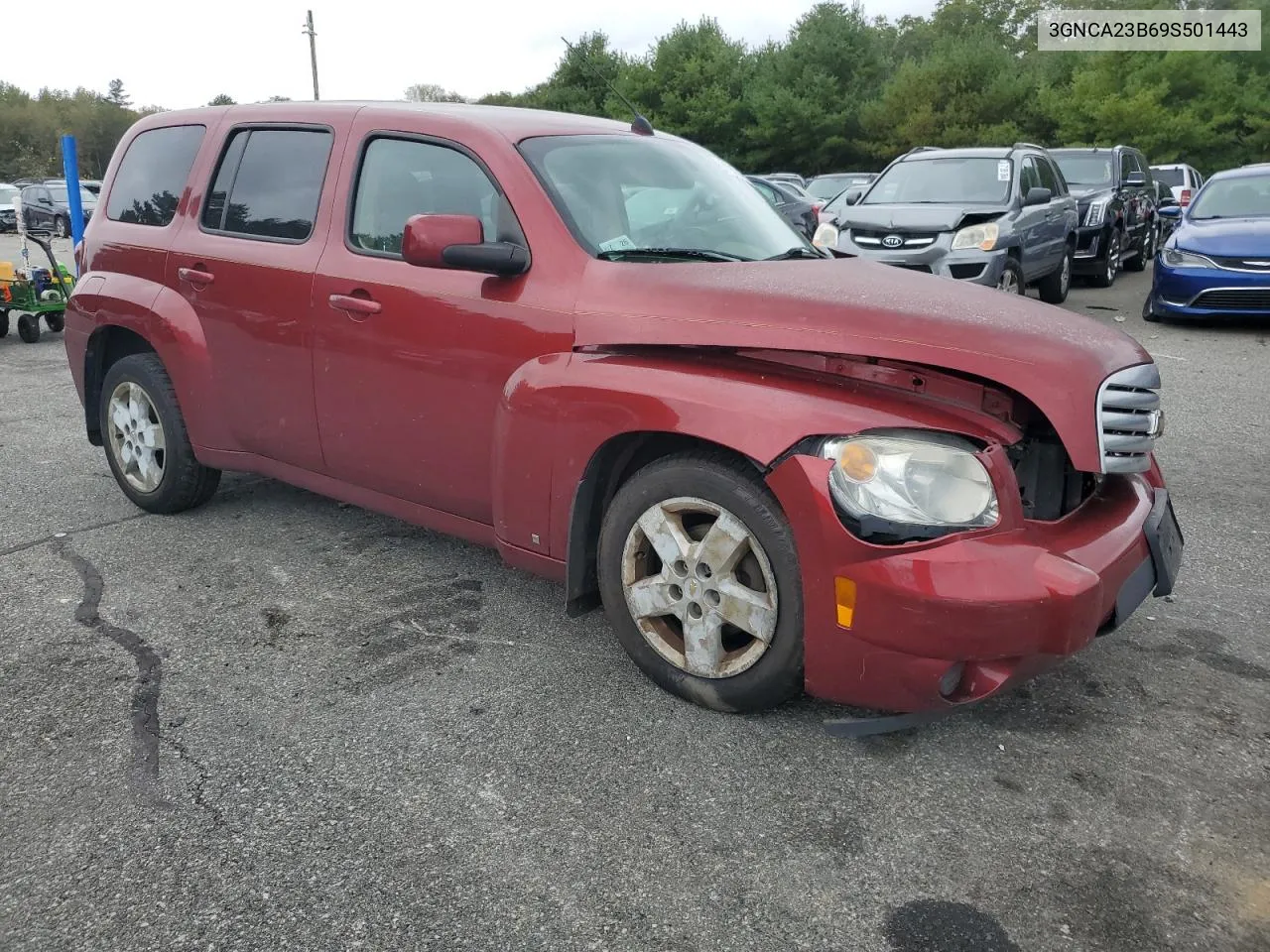 2009 Chevrolet Hhr Lt VIN: 3GNCA23B69S501443 Lot: 71917454