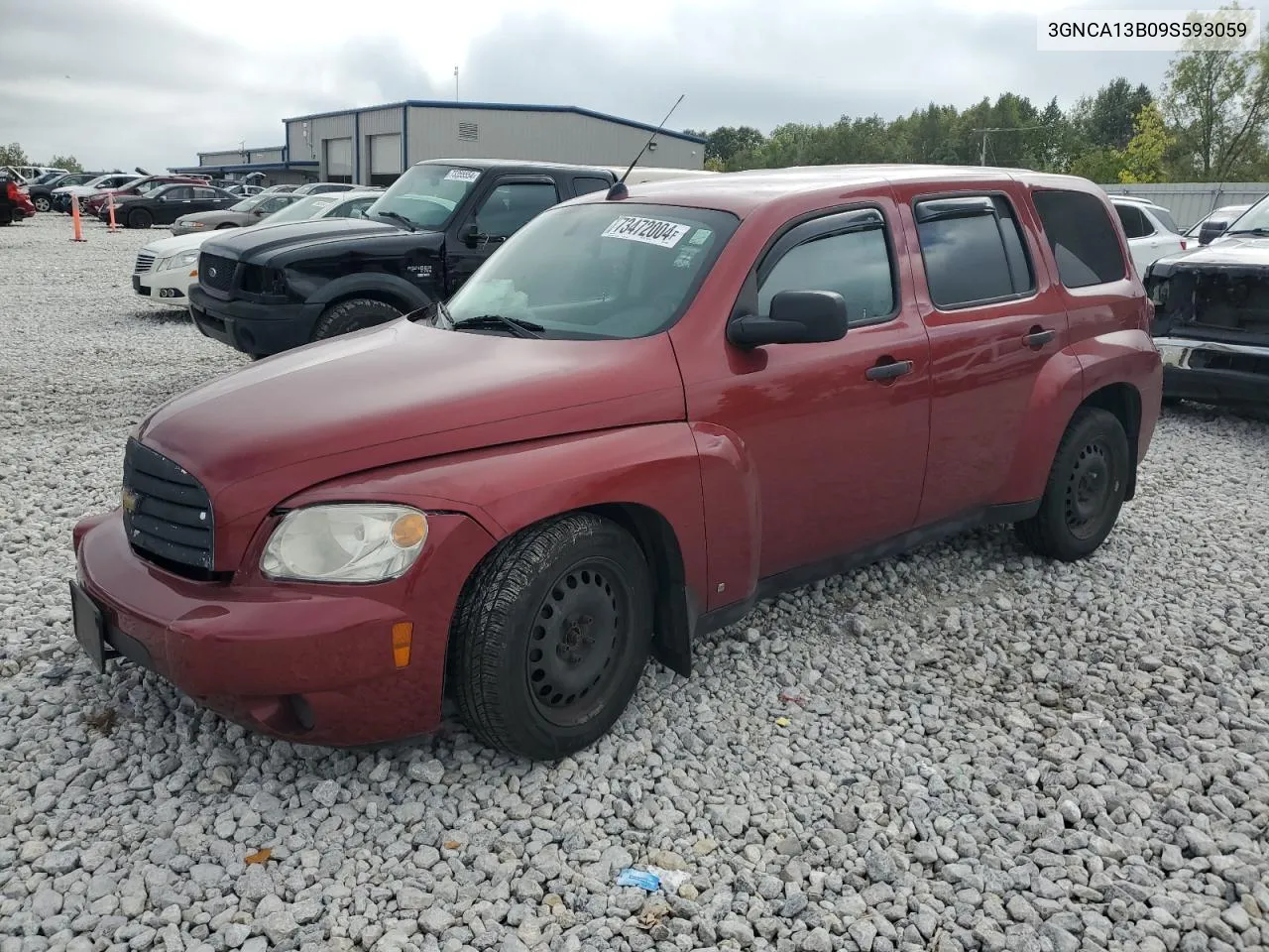 2009 Chevrolet Hhr Ls VIN: 3GNCA13B09S593059 Lot: 73472004