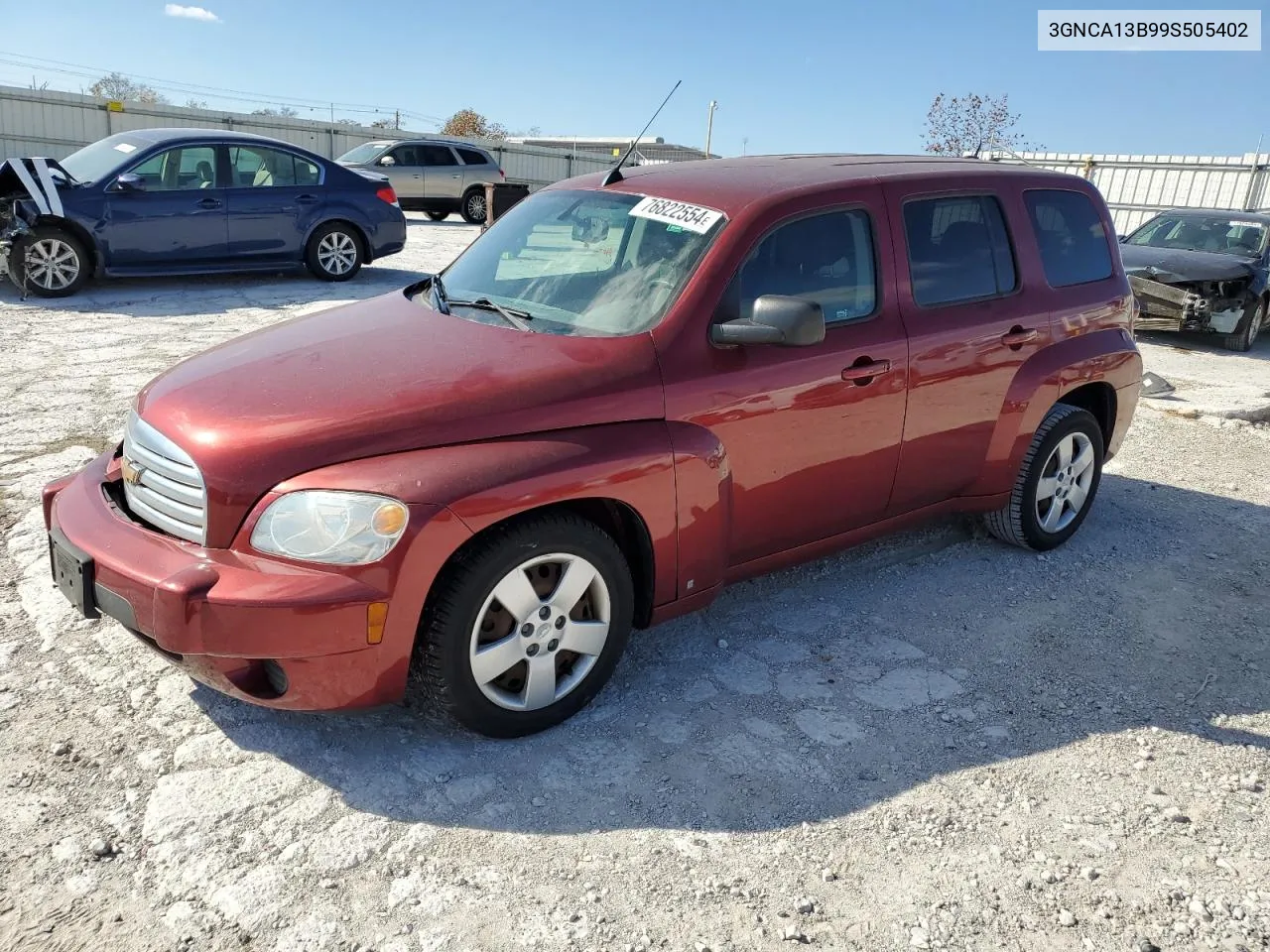 2009 Chevrolet Hhr Ls VIN: 3GNCA13B99S505402 Lot: 76822554