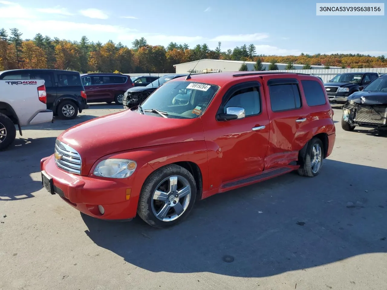 2009 Chevrolet Hhr Lt VIN: 3GNCA53V39S638156 Lot: 76919284