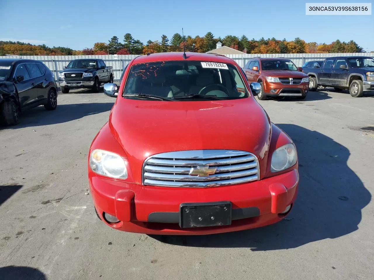 2009 Chevrolet Hhr Lt VIN: 3GNCA53V39S638156 Lot: 76919284