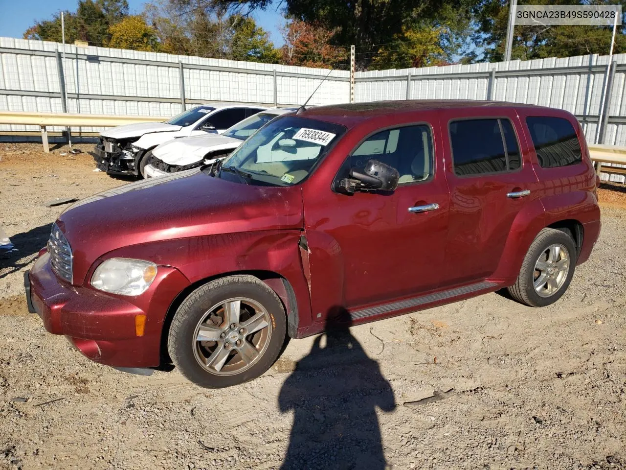 2009 Chevrolet Hhr Lt VIN: 3GNCA23B49S590428 Lot: 76938344