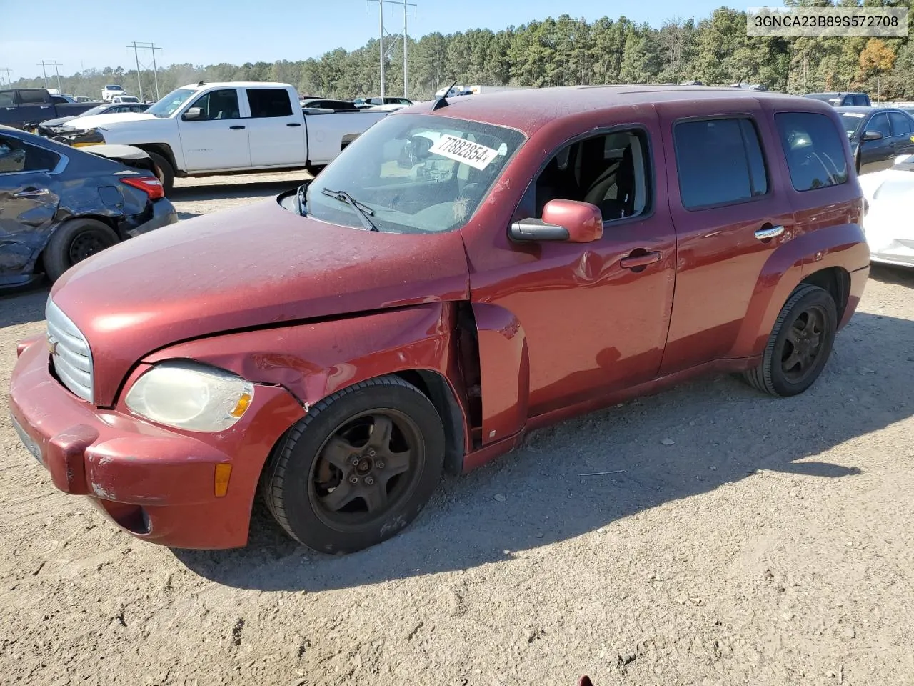 2009 Chevrolet Hhr Lt VIN: 3GNCA23B89S572708 Lot: 77882854