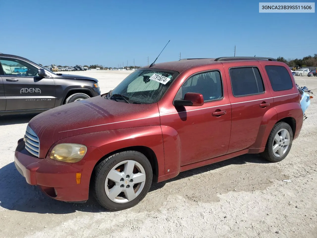 2009 Chevrolet Hhr Lt VIN: 3GNCA23B39S511606 Lot: 77915074