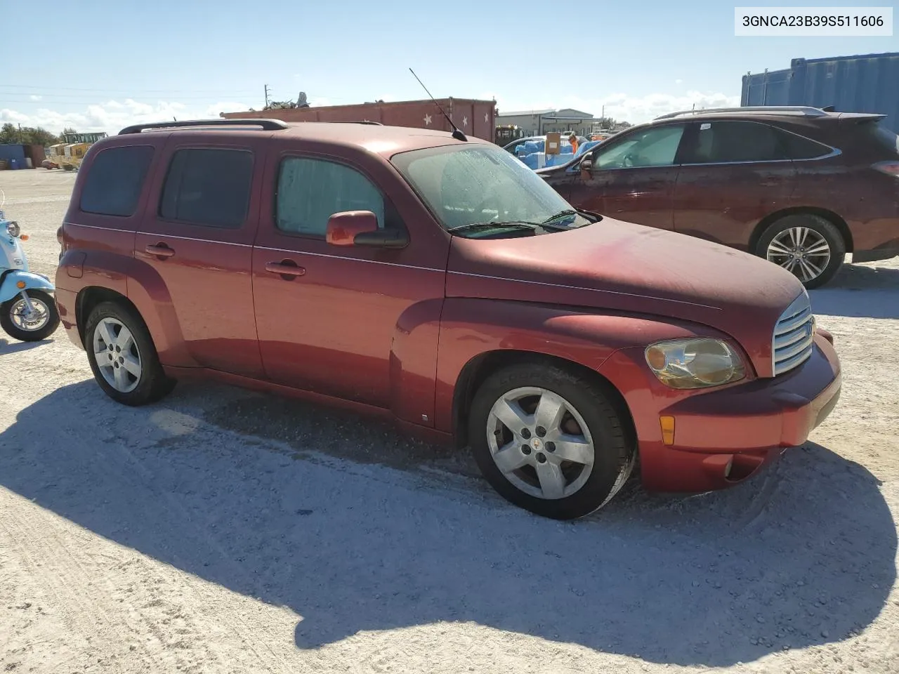 2009 Chevrolet Hhr Lt VIN: 3GNCA23B39S511606 Lot: 77915074