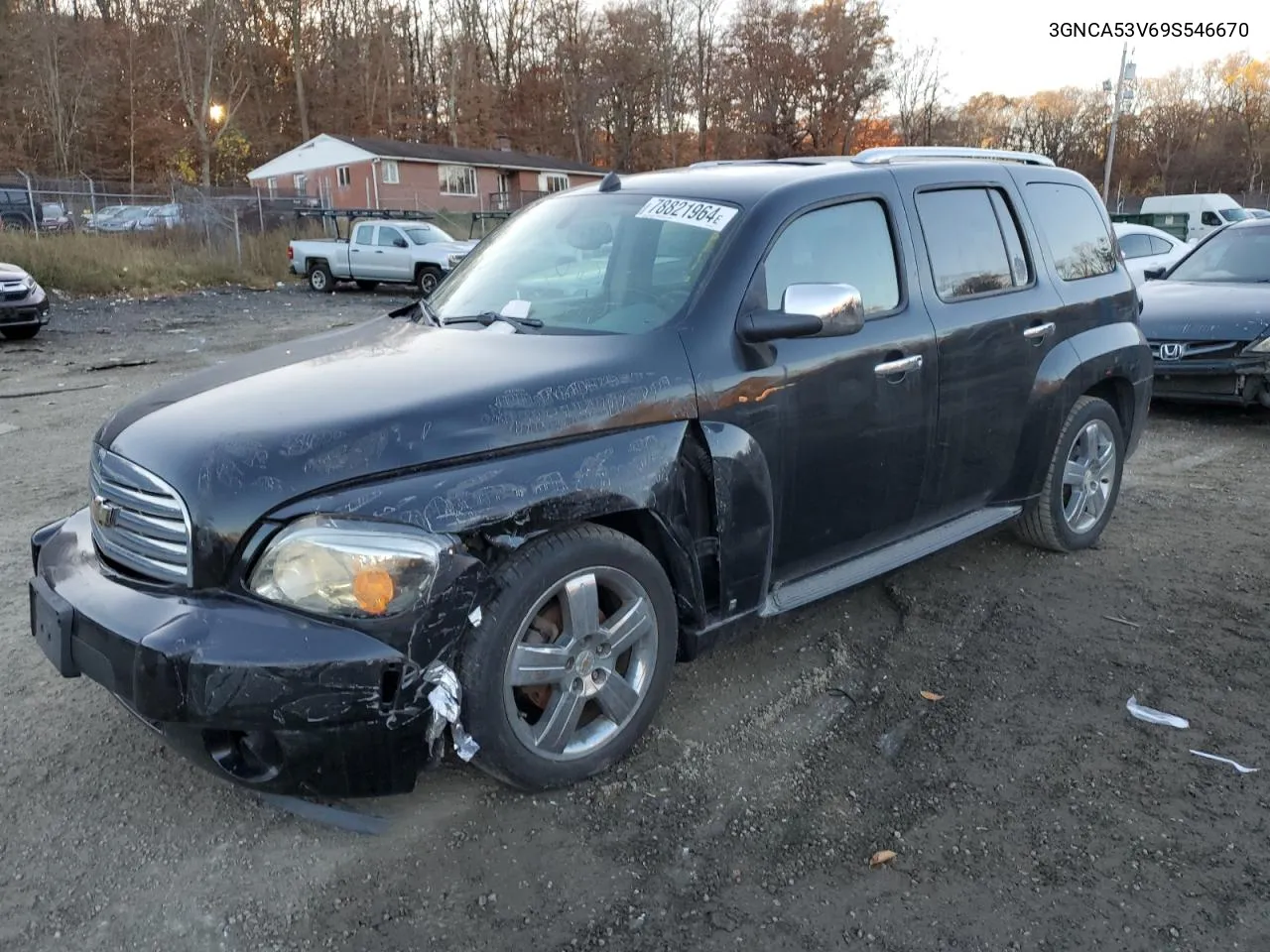 2009 Chevrolet Hhr Lt VIN: 3GNCA53V69S546670 Lot: 78821964