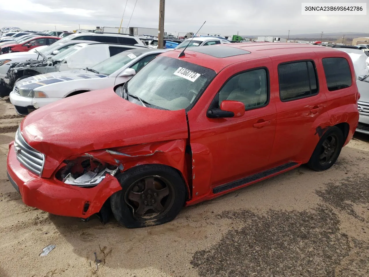 2009 Chevrolet Hhr Lt VIN: 3GNCA23B69S642786 Lot: 81368773