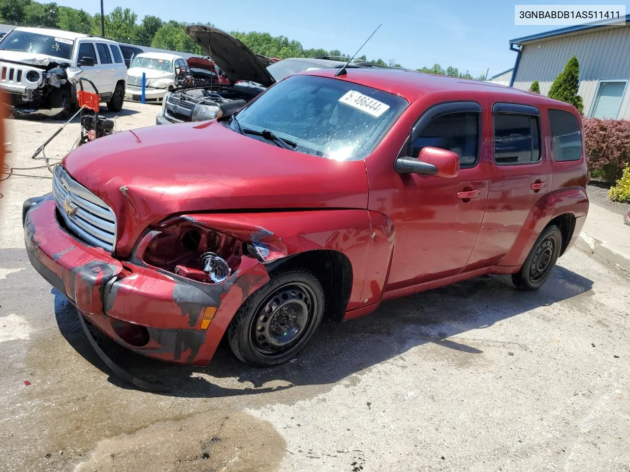 2010 Chevrolet Hhr Lt VIN: 3GNBABDB1AS511411 Lot: 58486444