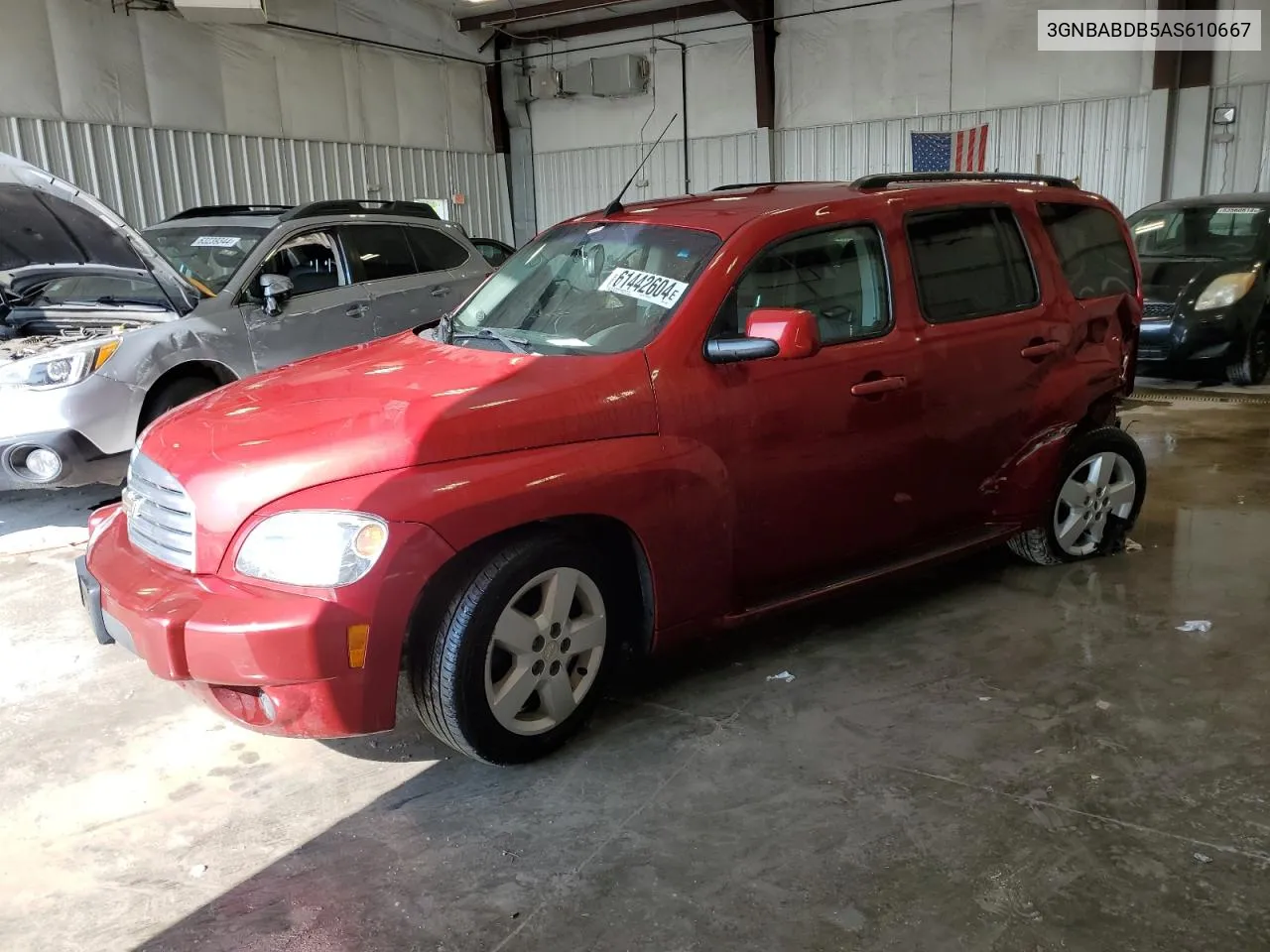 2010 Chevrolet Hhr Lt VIN: 3GNBABDB5AS610667 Lot: 61442604