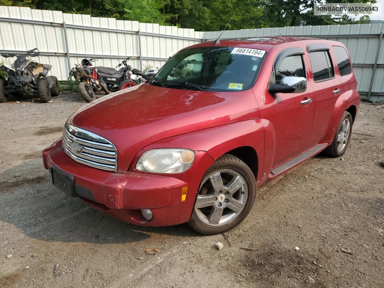 2010 Chevrolet Hhr Lt VIN: 3GNBACDV9AS506943 Lot: 66814194