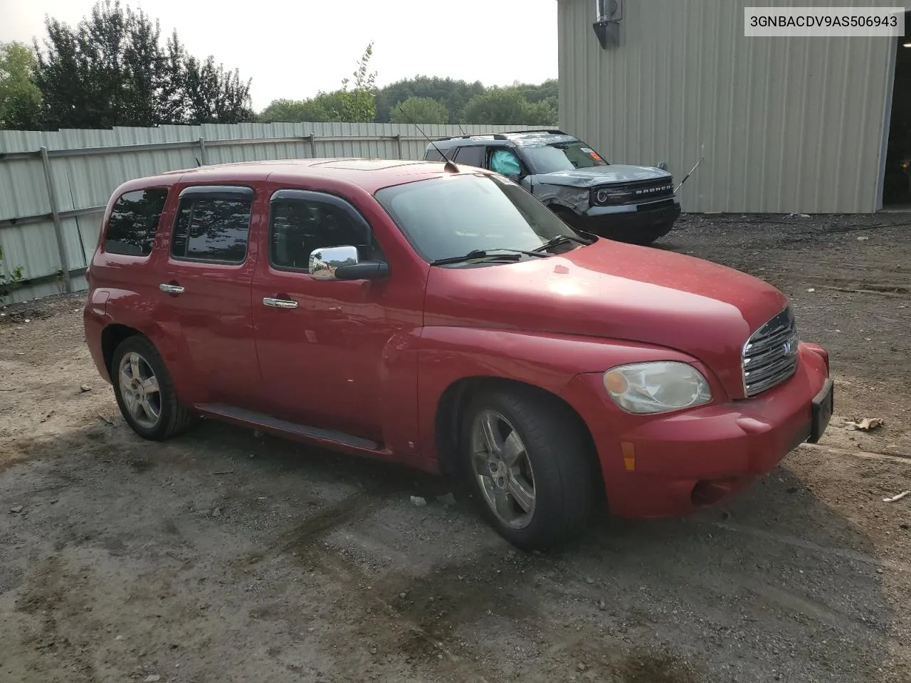 2010 Chevrolet Hhr Lt VIN: 3GNBACDV9AS506943 Lot: 66814194