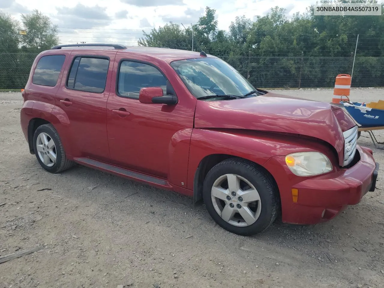 2010 Chevrolet Hhr Lt VIN: 3GNBABDB4AS507319 Lot: 67031404