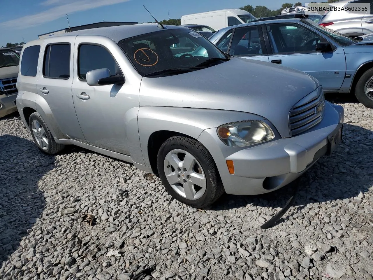 2010 Chevrolet Hhr Lt VIN: 3GNBABDB3AS602356 Lot: 68366494