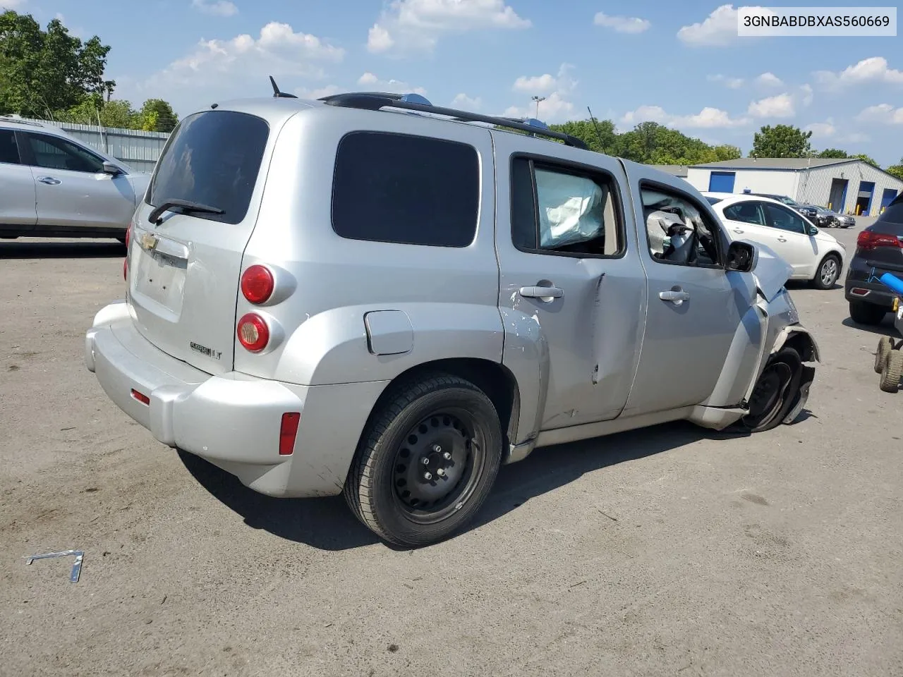 2010 Chevrolet Hhr Lt VIN: 3GNBABDBXAS560669 Lot: 69191354