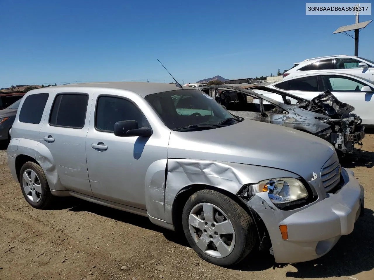 2010 Chevrolet Hhr Ls VIN: 3GNBAADB6AS636317 Lot: 70878504