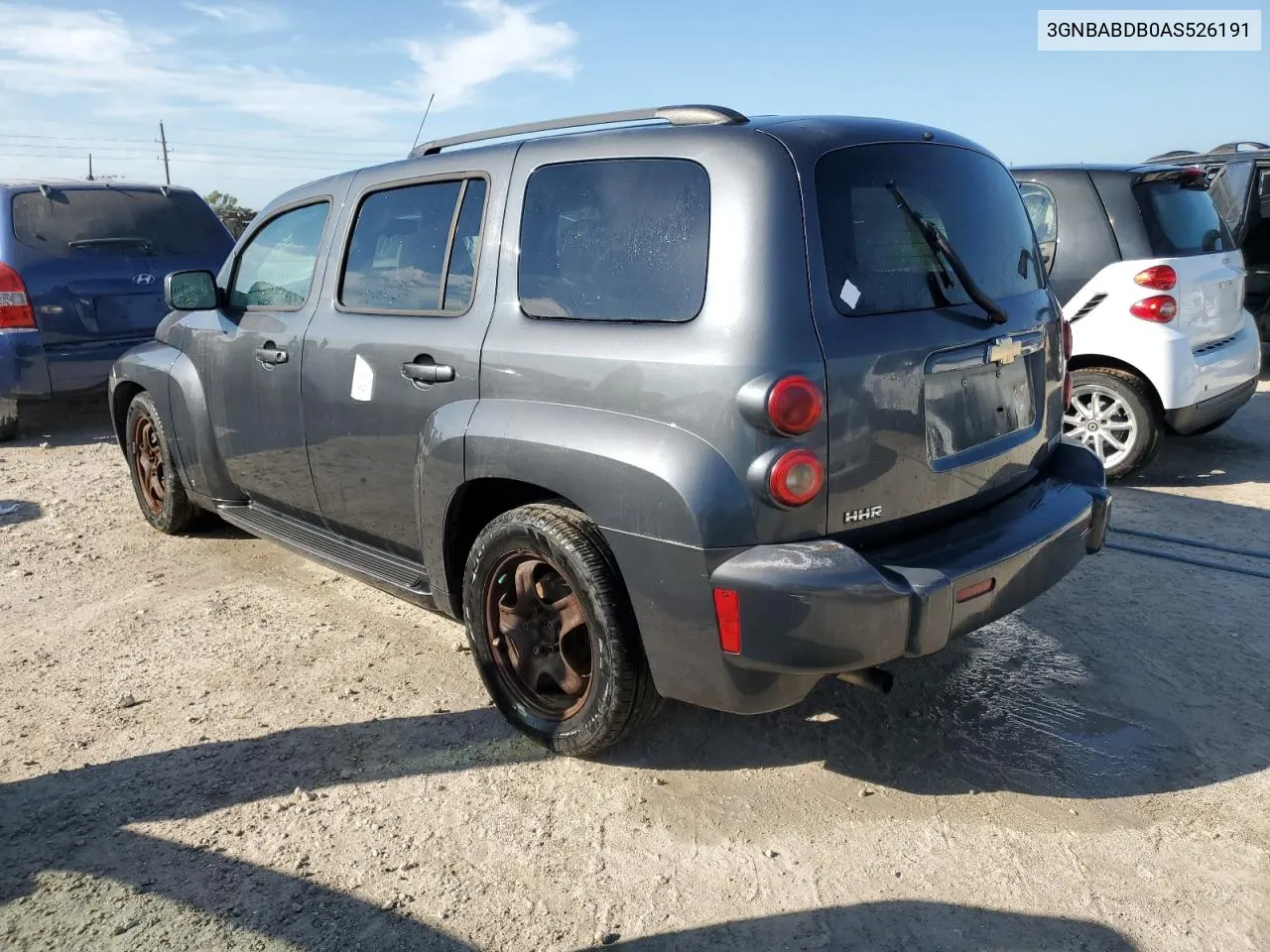 2010 Chevrolet Hhr Lt VIN: 3GNBABDB0AS526191 Lot: 74959794