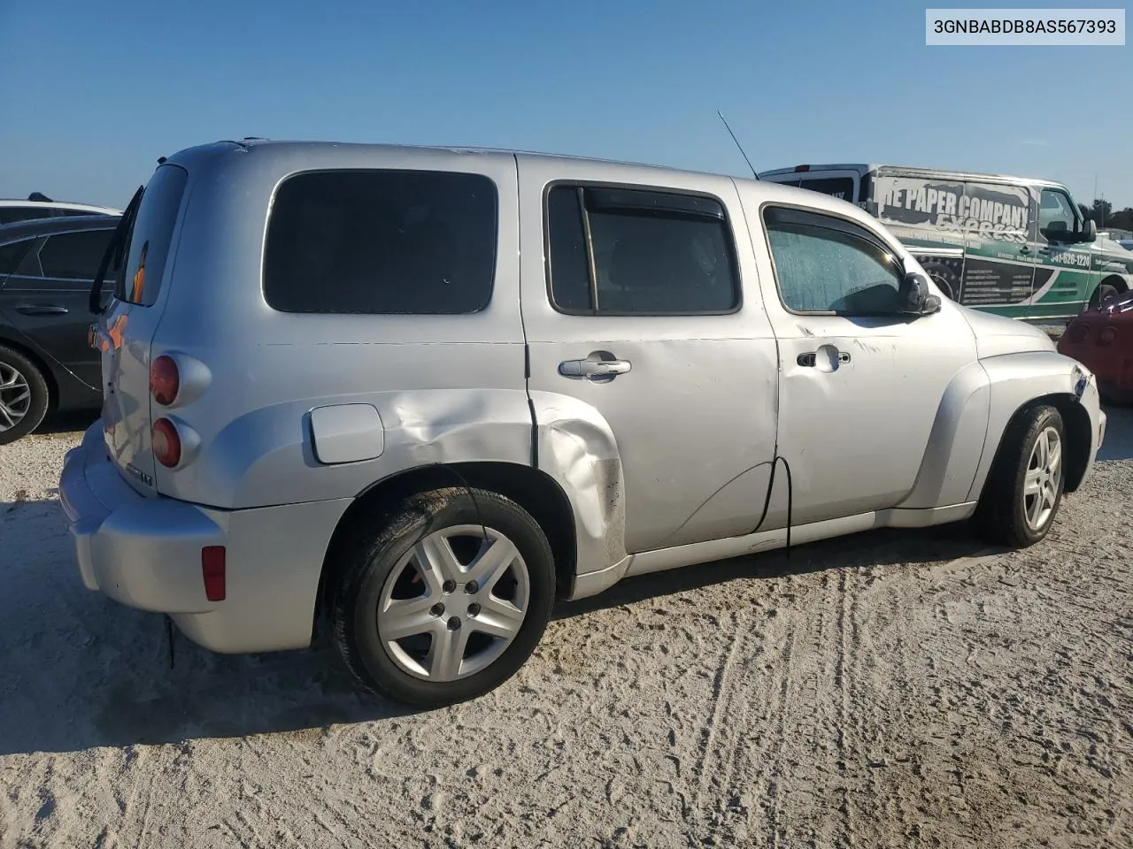 2010 Chevrolet Hhr Lt VIN: 3GNBABDB8AS567393 Lot: 75353944