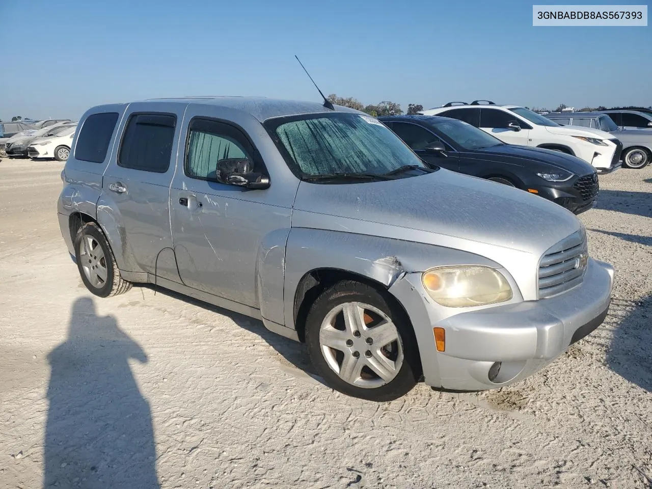 2010 Chevrolet Hhr Lt VIN: 3GNBABDB8AS567393 Lot: 75353944