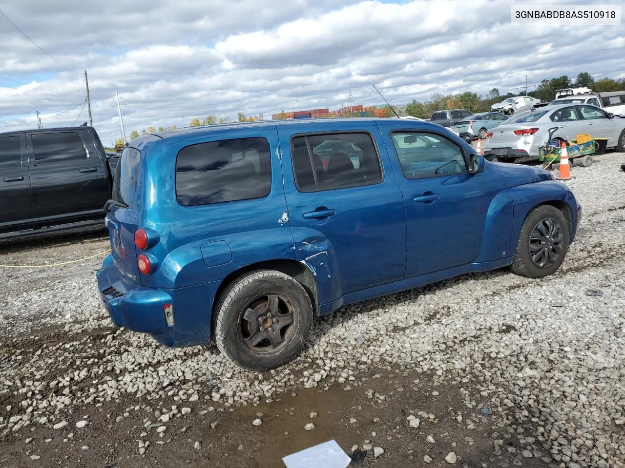 2010 Chevrolet Hhr Lt VIN: 3GNBABDB8AS510918 Lot: 76362514