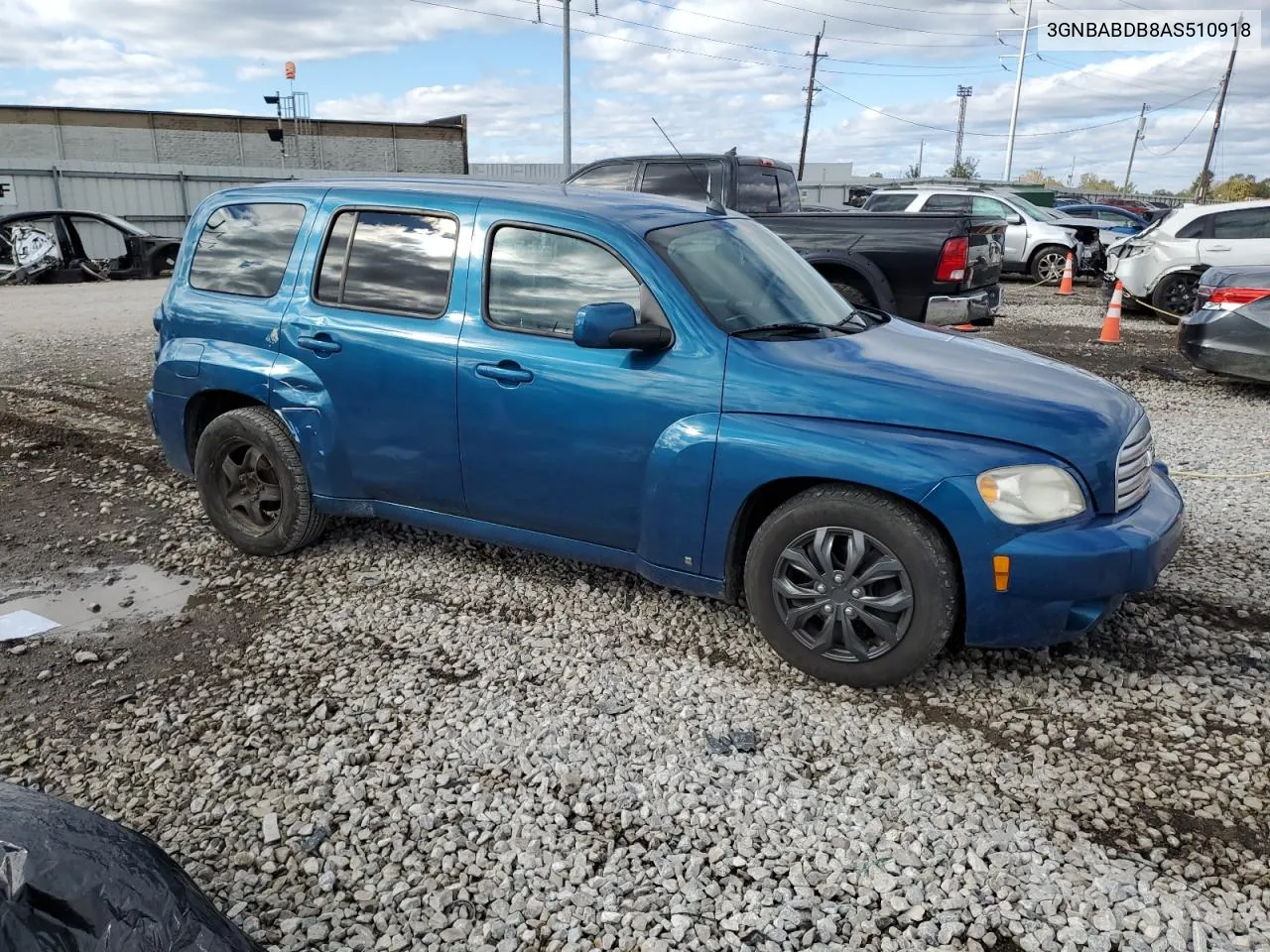 2010 Chevrolet Hhr Lt VIN: 3GNBABDB8AS510918 Lot: 76362514