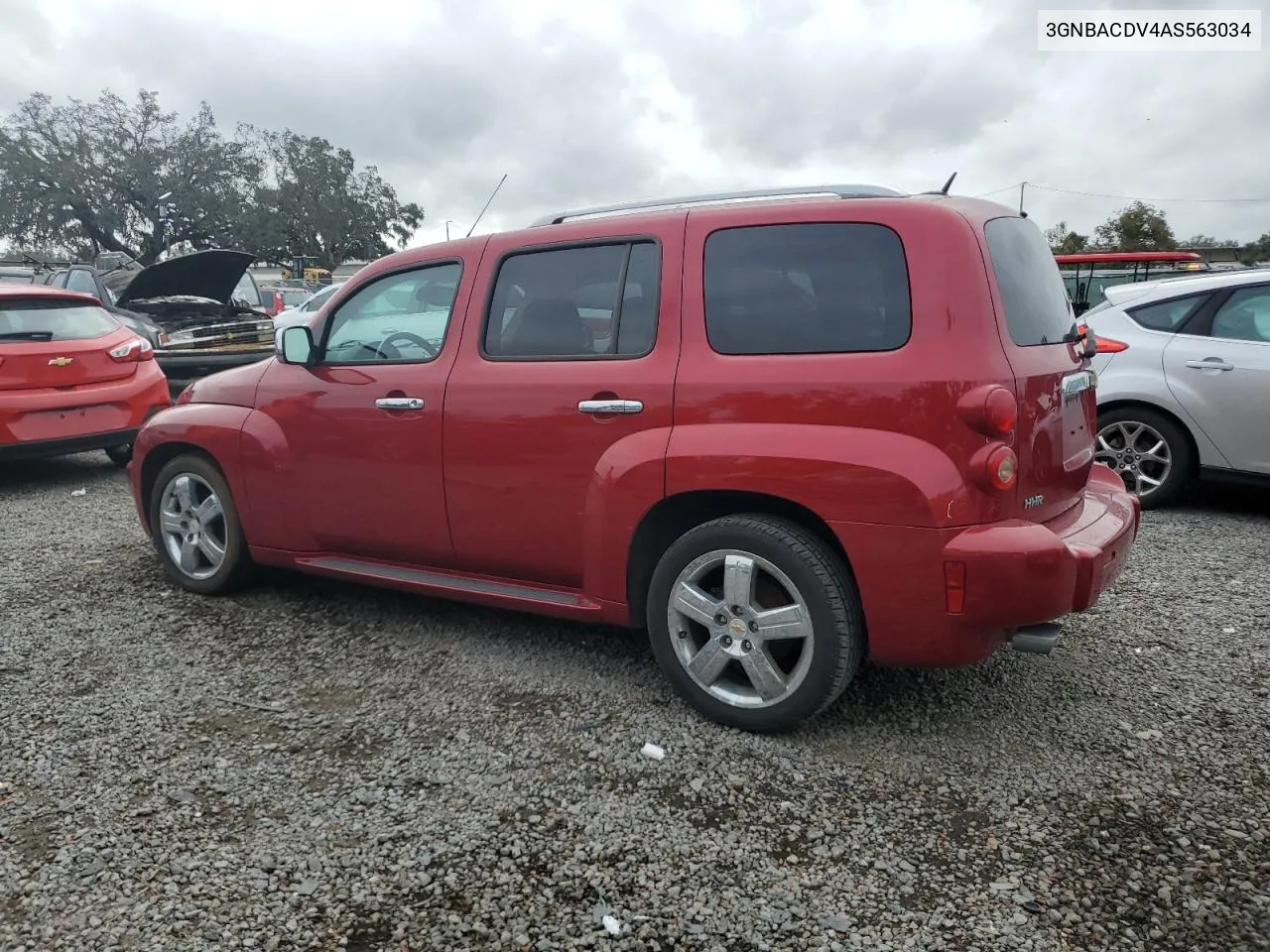 2010 Chevrolet Hhr Lt VIN: 3GNBACDV4AS563034 Lot: 78847154